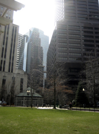 A public park in Boston.