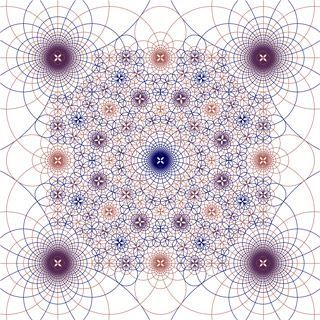 An image comprised of multiple interconnected multi-colored circles.