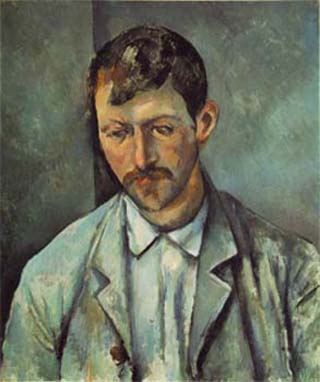 A photograph of 'Le paysan, Peasant',  by Paul Cezanne. A photograph of 'Le paysan, Peasant',  by Paul Cezanne.