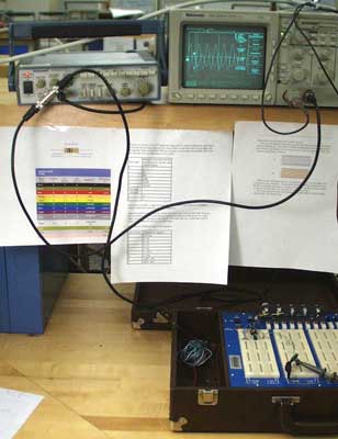 Figure 2. The power amplifier is an Apex PA21 power op-amp in their EK21 evaluation kit.