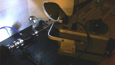 Figure 4. A stroboscope can be used to visualize the mode shapes of the system.