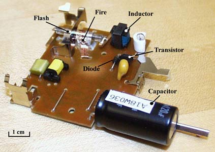 Figure 2. The electric circuit used in this camera