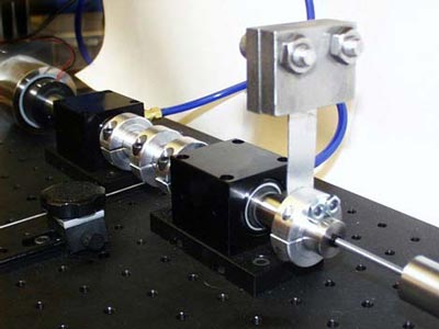 Figure 1. Fourth order system consisting of Lab 3 second order system with additional spring and mass
