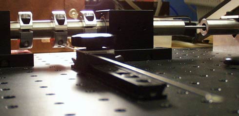 Figure 4. Close-up spring collar attachment.