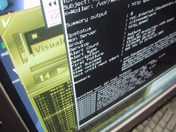 Computer screen.