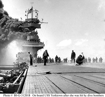 Battle of Midway, June 1942.