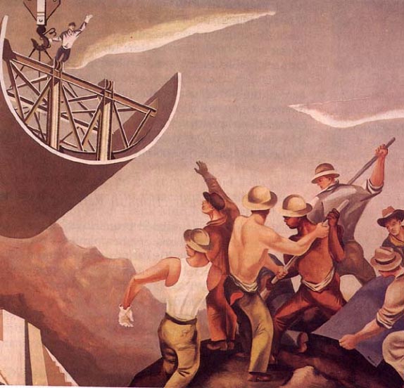 Construction of a Dam.