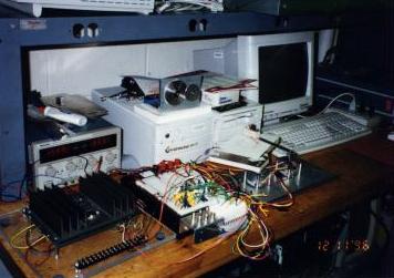 TA's setup for final project demo.