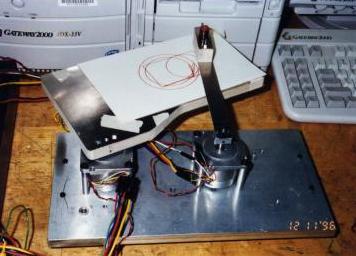 TA's setup for final project demo.